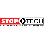 StopTech 04 Volkswagen Golf 3.2L Front BBK w/ Red ST-40 Caliper Slotted 355X32 2pc Rotor