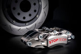 StopTech 06-09 Honda S2000 STR-43 Calipers 309x32mm Pillar Bi-Slotted Rotors Front Big Brake Kit