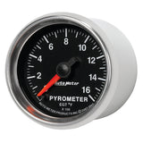 Autometer GS 0-1600 degree F Full Sweep Electronic Pyrometer Gauge