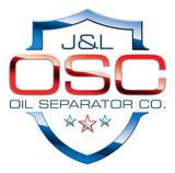 J&L 2020 Ford Explorer 2.3L EcoBoost Driver Side Oil Separator 3.0 - Clear Anodized
