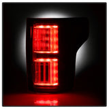 Spyder Ford F150 18-19 - Light Bar LED Tail Lights - All Black ALT-YD-FF15018-LED-BKV2