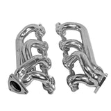 BBK 14-20 GM Truck 5.3/6.2 1 3/4in Shorty Tuned Length Headers - Polished Silver Ceramic