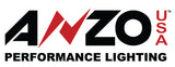 ANZO 2007-2012 Dodge Nitro Crystal Headlight  Black Amber
