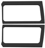 DEI 2019+ Jeep Wrangler JL 2DR Leather Look Side Window Kit - Black