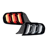 2015-2023 Ford Mustang LED Tail Lights Smoke (Pair) Form Lighting