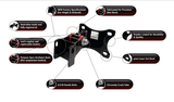 Barra 4.0 I6 Engine Conversion Mounts into 1979-1995 Mustang