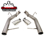 Mafia 3-Inch Ear Drum Delete Stainless Steel Axle-Back Exhaust (11-14 Mustang)