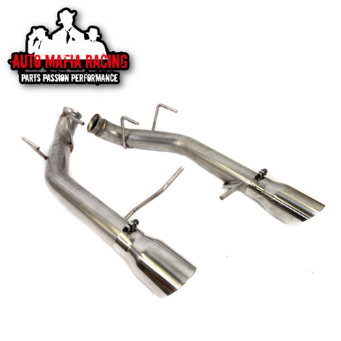 Mafia 3-Inch Ear Drum Delete Stainless Steel Axle-Back Exhaust (11-14 Mustang)