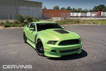 13-14 Cervini's GT500 Style Hood; Unpainted