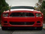 Modern Billet Retro Grille Combo; Black