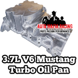 3.7L V6 Mustang Turbo Oil Pan (-10AN Welded Drain Fitting)