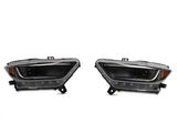 Raxiom LED Headlights; Black Housing; Smoked Lens