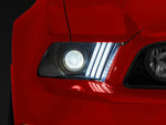 Signature Series Sequential Light Bar Projector Headlights; Black Housing; Clear Lens