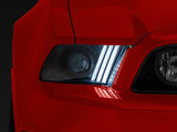 Signature Series Sequential Light Bar Projector Headlights; Black Housing; Clear Lens