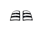AVS 02-07 Jeep Liberty Slots Tail Light Covers - Black