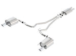 Borla SType Cat Back 15-17 Ford Mustang 3.7L V6 MT/AT 2.25in Pipe 4in Single Round Rolled Tips