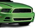 Modern Billet Retro Grille Combo; Black