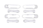 AVS 02-08 Dodge RAM 1500 (w/o Passenger Keyhole) Door Handle Covers (4 Door) 8pc Set - Chrome