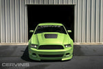 13-14 Cervini's GT500 Style Hood; Unpainted